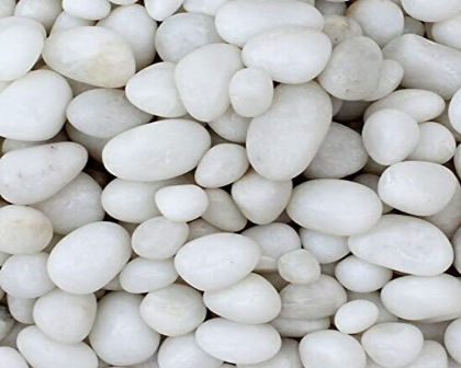 Polist white stone